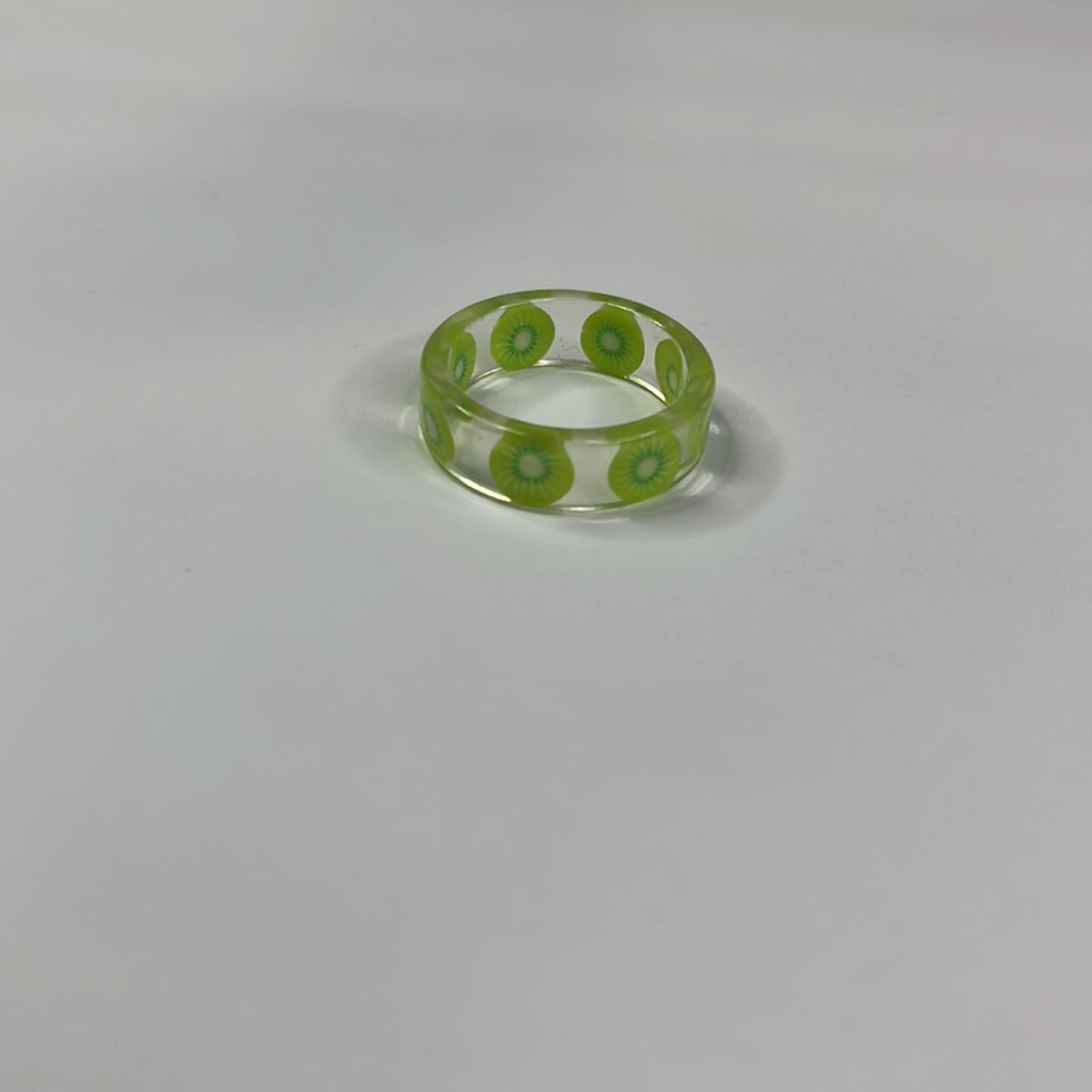 10 set resin fruit rings - Picture 6 of 8